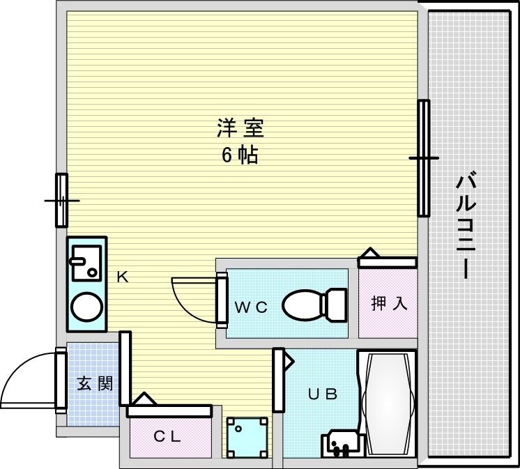 アルビヨン千里丘の物件間取画像