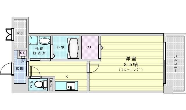 リラクシア千里の物件間取画像