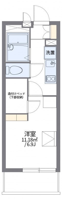 レオパレスジェントリーⅡの物件間取画像