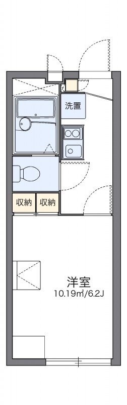 レオパレス虹の架け橋の物件間取画像