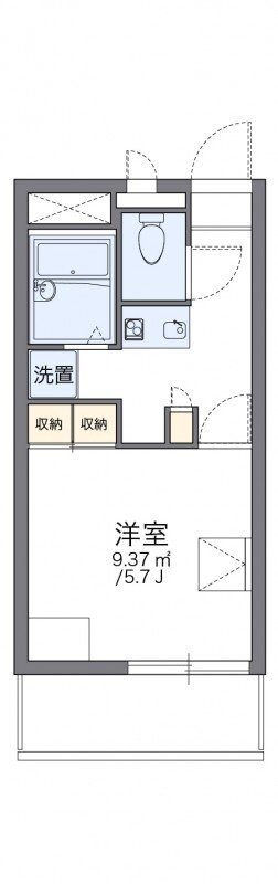 レオパレス原田の物件間取画像