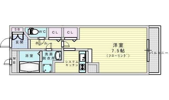 コンフォートの物件間取画像