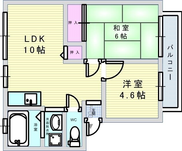 サンシティミシマの物件間取画像