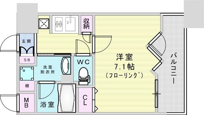 アーバンウェル南茨木の物件間取画像