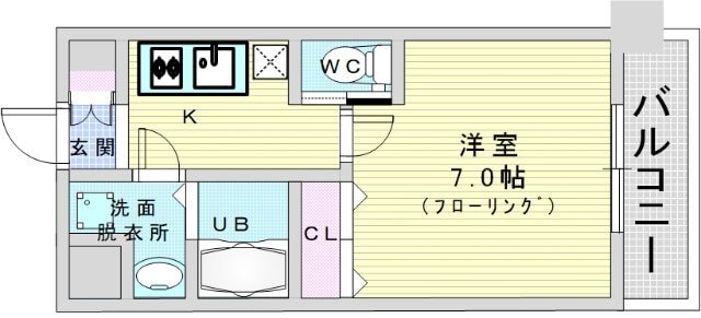 BPRレジデンス福島の物件間取画像