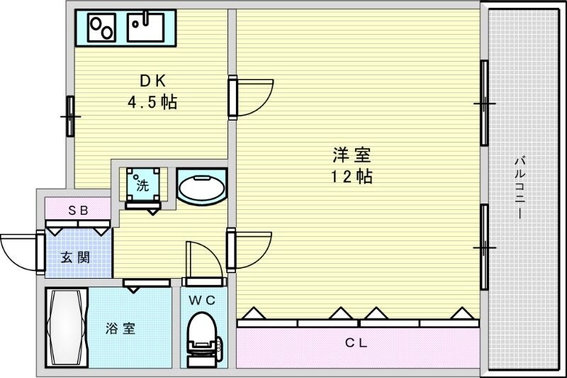 ハイムタケダＴ-7の物件間取画像