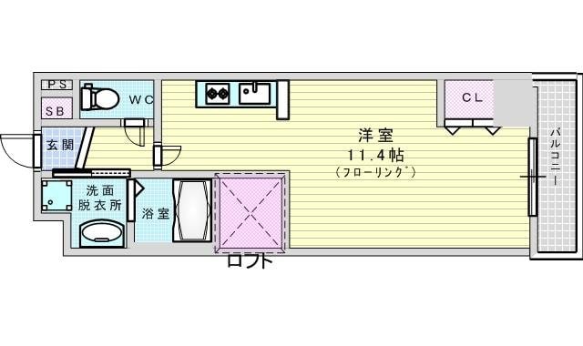 Dolce Vita新大阪の物件間取画像