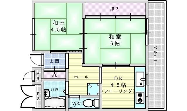 ウィック垂水の物件間取画像