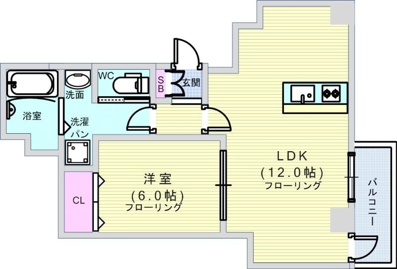 プレディアコート本町の物件間取画像