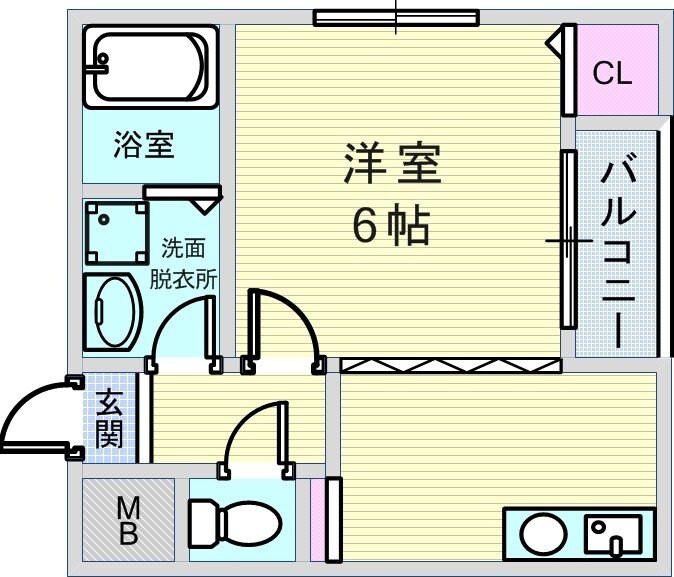 ナガタマンション2の物件間取画像