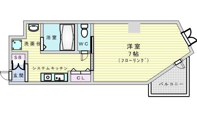 ハイムミニヨン2の物件間取画像