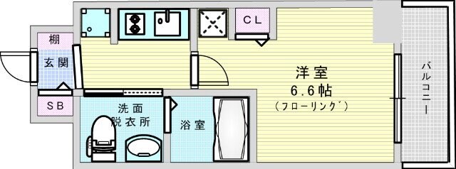 エステムコート新大阪9グランブライトの物件間取画像