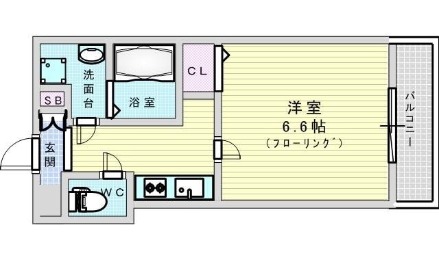 S-RESIDENCE新大阪Ridenteの物件間取画像