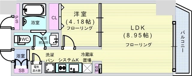 WillDo谷町の物件間取画像