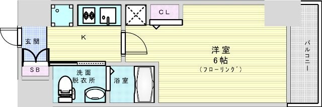 エステムコート新大阪11リンクスの物件間取画像