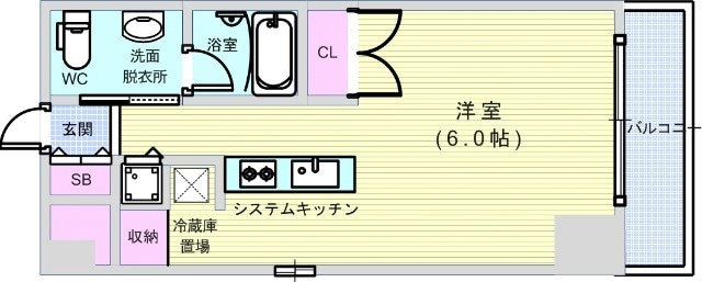 アーデンタワー南堀江の物件間取画像