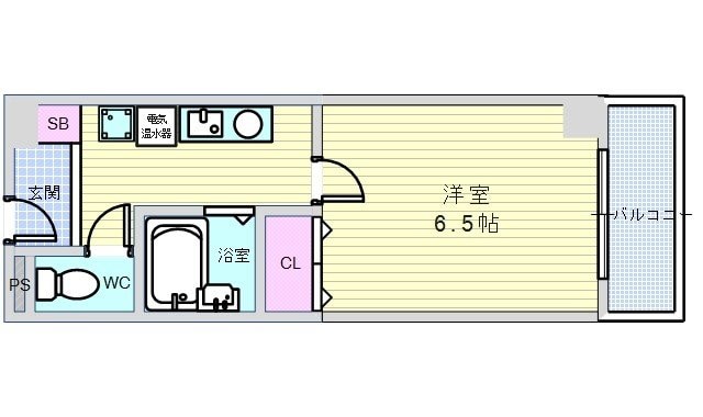 五月フラット池田の物件間取画像