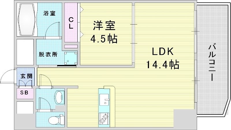 セレニテ梅田北Premiumの物件間取画像