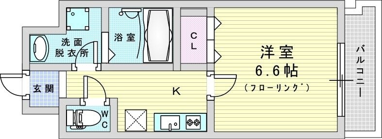 千葉・岸辺の物件間取画像