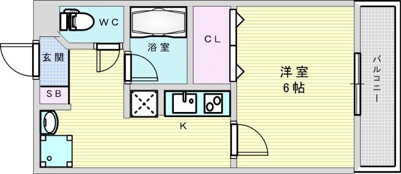 COCORO吹田の物件間取画像