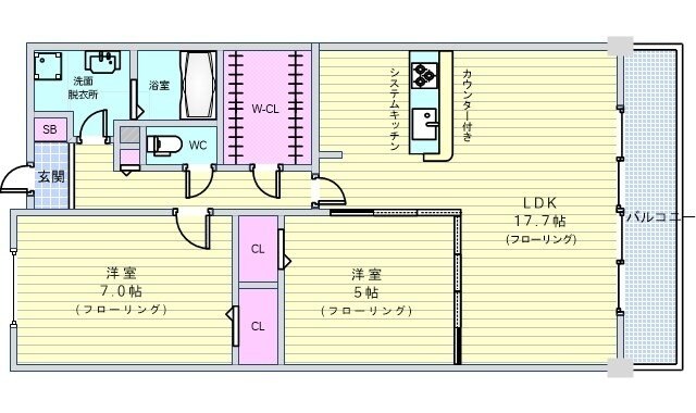 ドルフコートKの物件間取画像