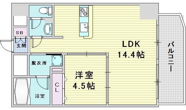 セレニテ梅田北Premiumの物件間取画像