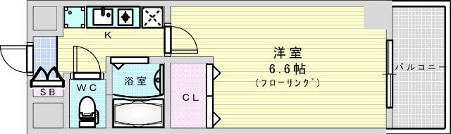 おおきに新大阪駅前サニーアパートメントの物件間取画像