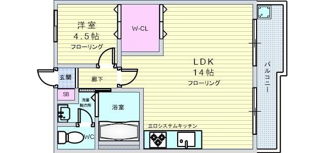 池田マンション　の物件間取画像