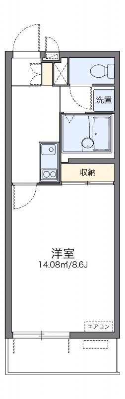 レオネクストカルミアの物件間取画像