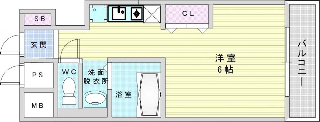 ブランメゾン堀川の物件間取画像