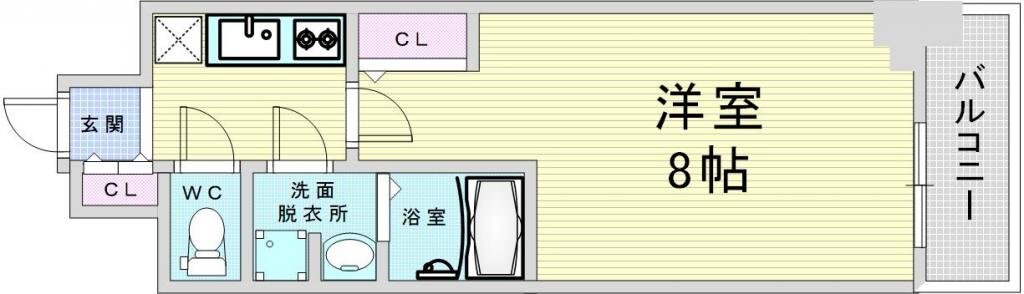 アルグラッド梅田WESTの物件間取画像