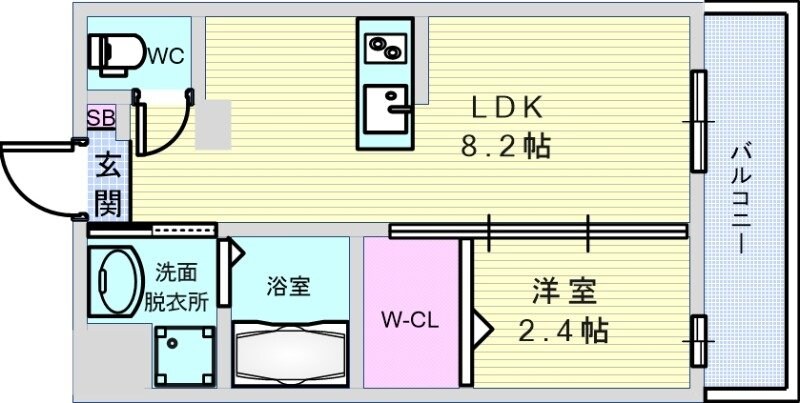 リアコート豊中岡町Ⅱの物件間取画像