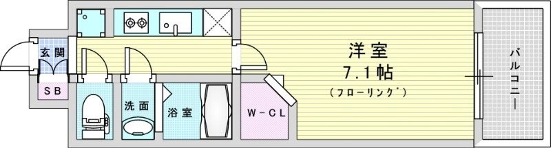 ファーストフィオーレ北大阪ミラージュの物件間取画像