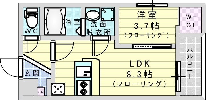 MOVE吹田の物件間取画像