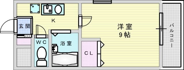 リヴェール千里の物件間取画像