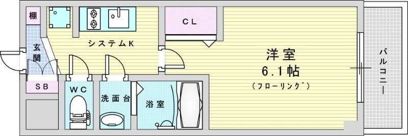 プレサンス東三国駅前グランクラスの物件間取画像