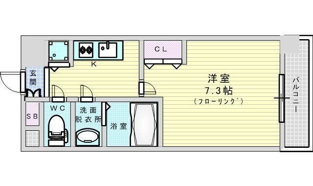 レオングラン新大阪レジデンスの物件間取画像