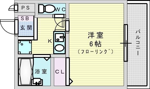 シティーライト江坂の物件間取画像