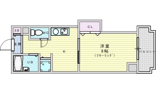 サンクリエイト江坂の物件間取画像