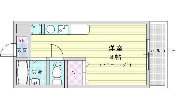 プランツ緑地の物件間取画像