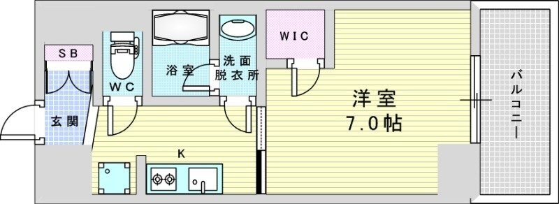 コンフォリア・リヴ新梅田の物件間取画像