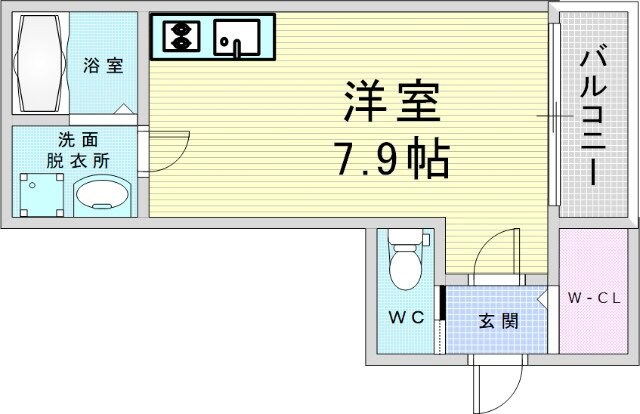 ハーモニーテラス歌島4の物件間取画像