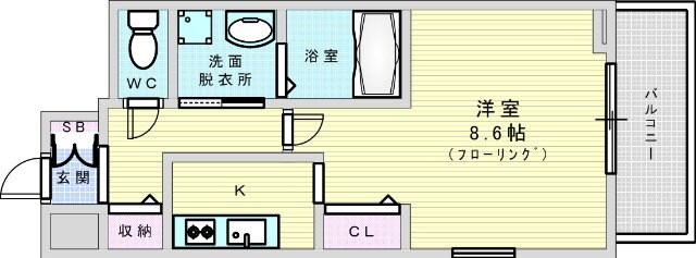 スプランディッド2の物件間取画像