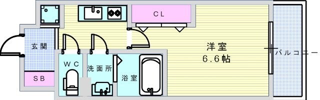 Airport Front ASDの物件間取画像