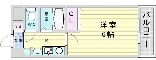 アクロス塚本リヴィエールの物件間取画像