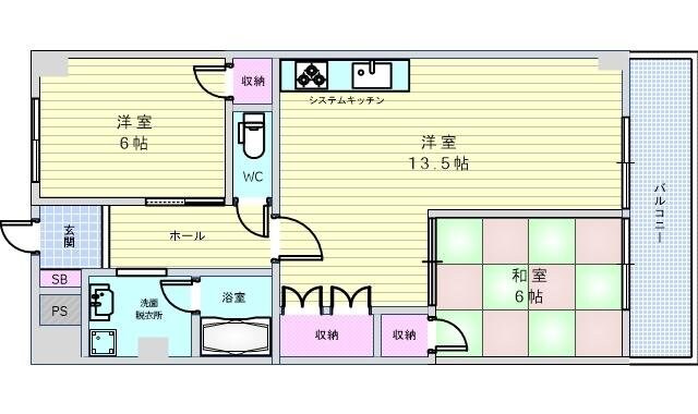 セントポーリア東豊中の物件間取画像