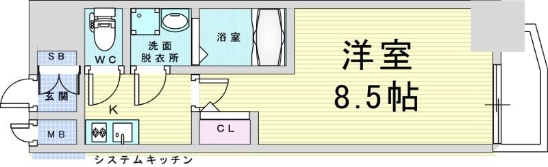 エスプレイス塚本アーバンレジデンスの物件間取画像