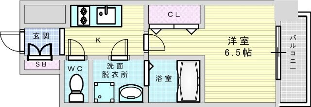 ファーストフィオーレ吹田ブランシェの物件間取画像