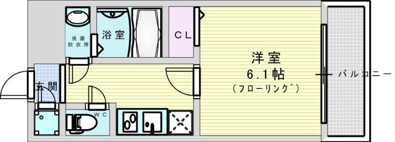 エスリード北大阪レジデンスの物件間取画像