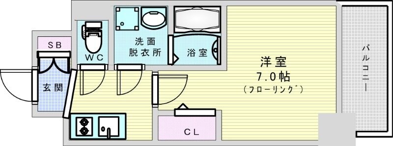 アドバンス江坂東コンフィの物件間取画像